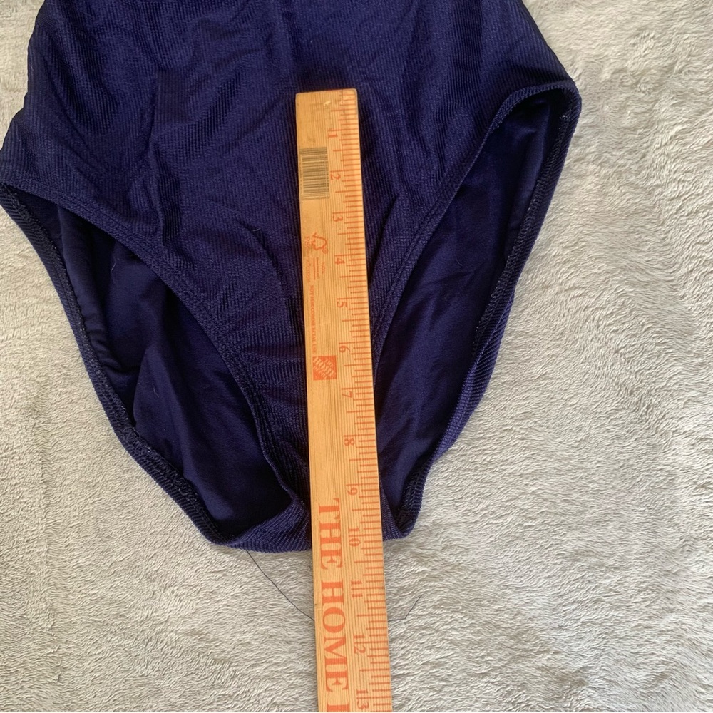 Vintage Cole of California Blue Swimsuit One Piece Pinup Bathing Suit Nautical - Picture 5 of 7